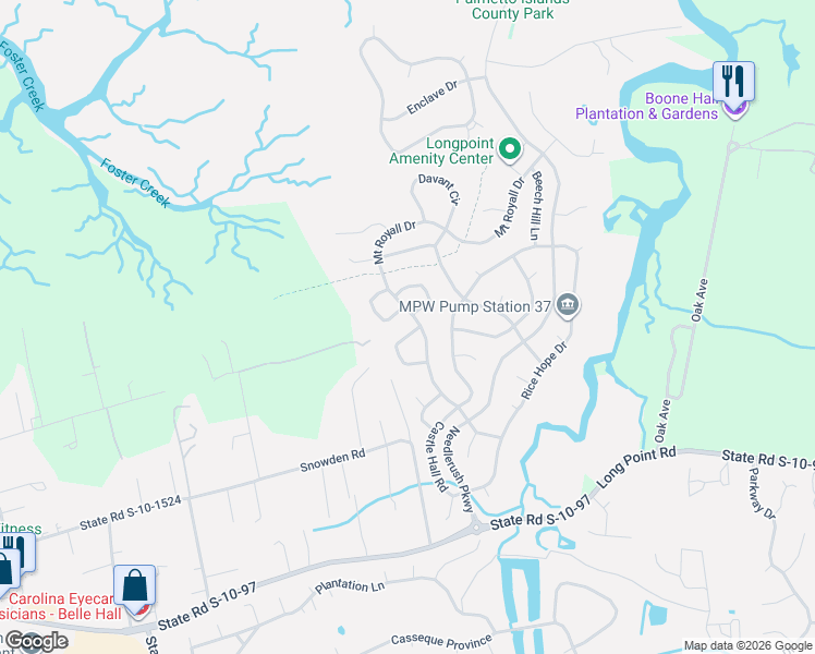 map of restaurants, bars, coffee shops, grocery stores, and more near 1986 Twickenham Place in Mount Pleasant