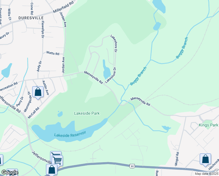 map of restaurants, bars, coffee shops, grocery stores, and more near 2800 Masseyville Road in Macon