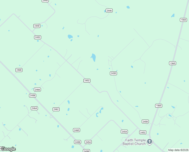 map of restaurants, bars, coffee shops, grocery stores, and more near 11098 County Road 2452 in Terrell