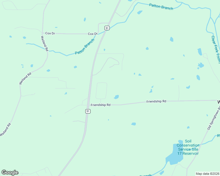 map of restaurants, bars, coffee shops, grocery stores, and more near 119 Hedges Circle in Weatherford