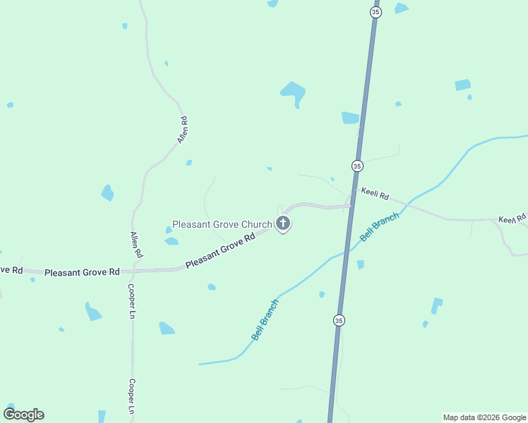 map of restaurants, bars, coffee shops, grocery stores, and more near 6673 Pleasant Grove Road in Carthage