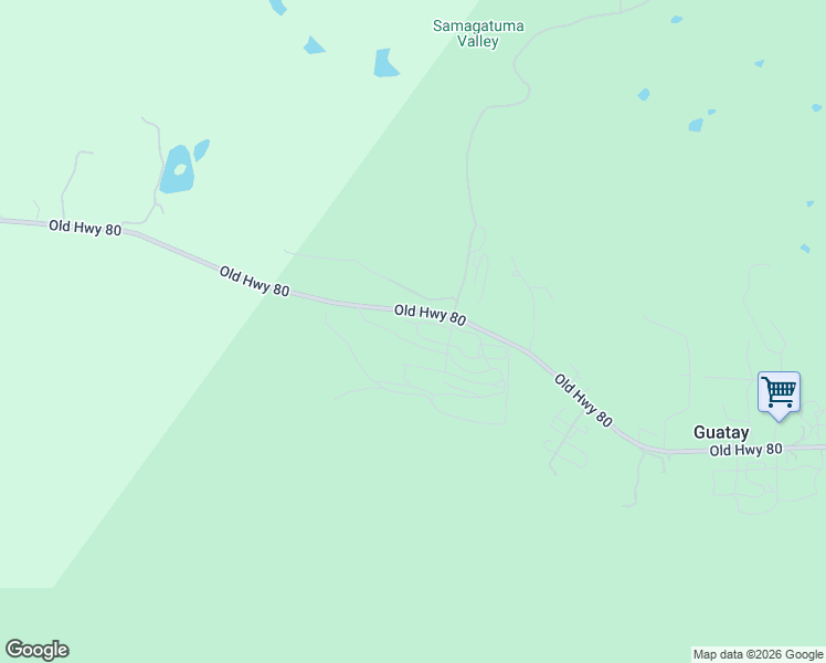 map of restaurants, bars, coffee shops, grocery stores, and more near 26835 Old Highway 80 in Guatay