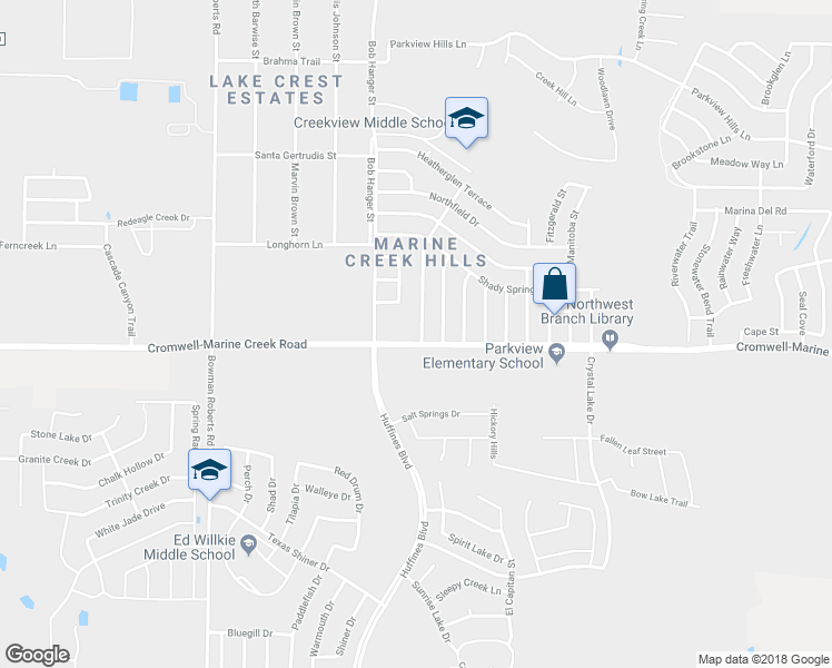 map of restaurants, bars, coffee shops, grocery stores, and more near 6313 Fern Meadow Drive in Fort Worth