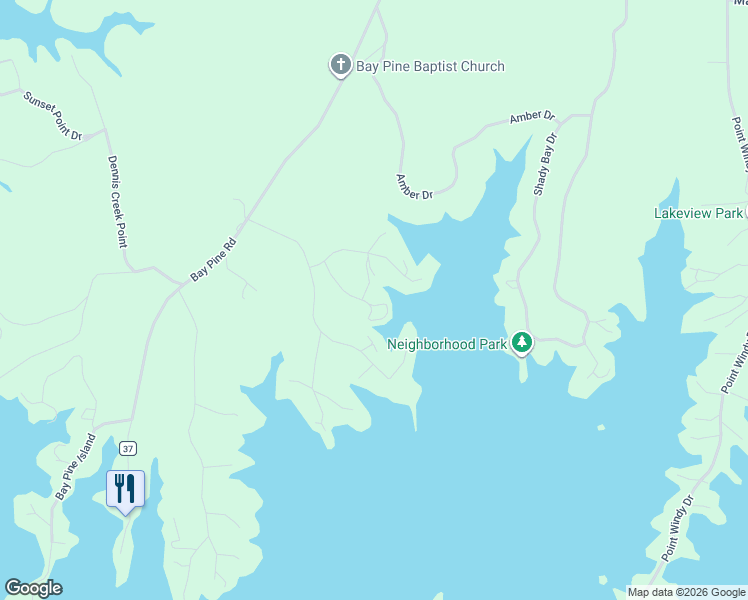 map of restaurants, bars, coffee shops, grocery stores, and more near 131 Powell Loop in Jackson's Gap