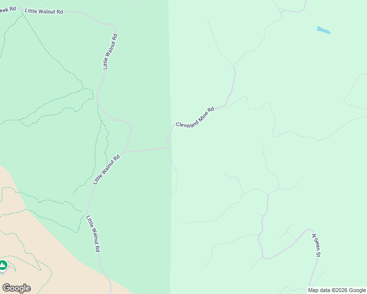 map of restaurants, bars, coffee shops, grocery stores, and more near 38 Cleveland Mine Road in Silver City