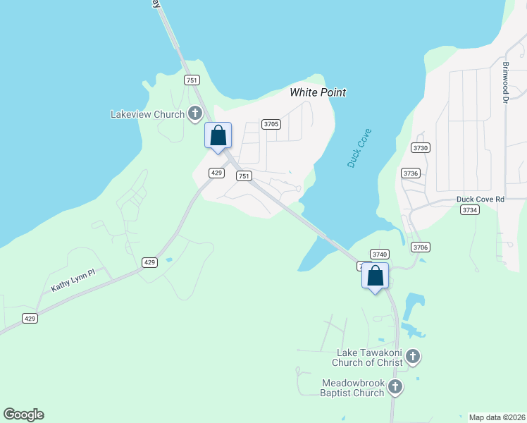 map of restaurants, bars, coffee shops, grocery stores, and more near 2866 Rodeo Drive in Quinlan