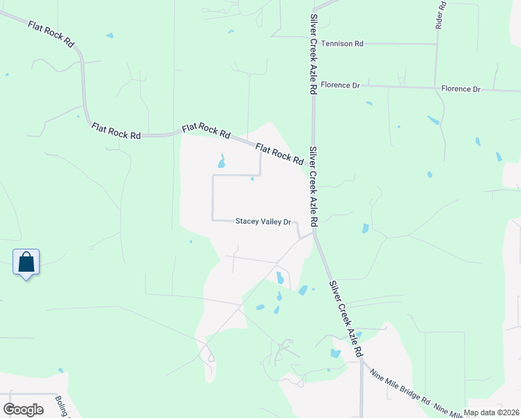 map of restaurants, bars, coffee shops, grocery stores, and more near 223 Rose Trail in Azle