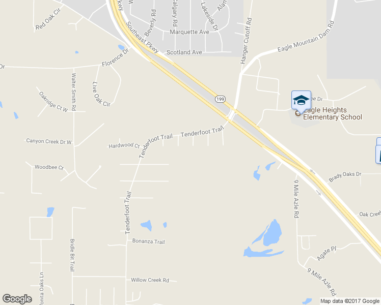 map of restaurants, bars, coffee shops, grocery stores, and more near 6101 Black Leaf Court in Fort Worth