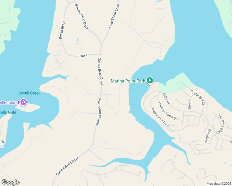 map of restaurants, bars, coffee shops, grocery stores, and more near 1231 Rawhide Ridge in Graford