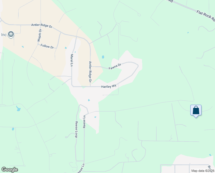 map of restaurants, bars, coffee shops, grocery stores, and more near Hartley Way in Azle