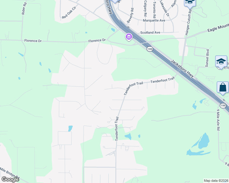 map of restaurants, bars, coffee shops, grocery stores, and more near 11616 Little Leaf Court West in Fort Worth