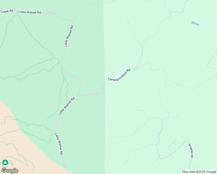 map of restaurants, bars, coffee shops, grocery stores, and more near 38 Cleveland Mine Road in Silver City
