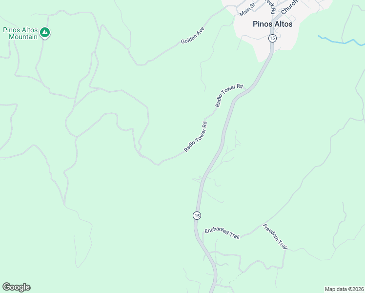 map of restaurants, bars, coffee shops, grocery stores, and more near 9 Radio Tower Road in Silver City