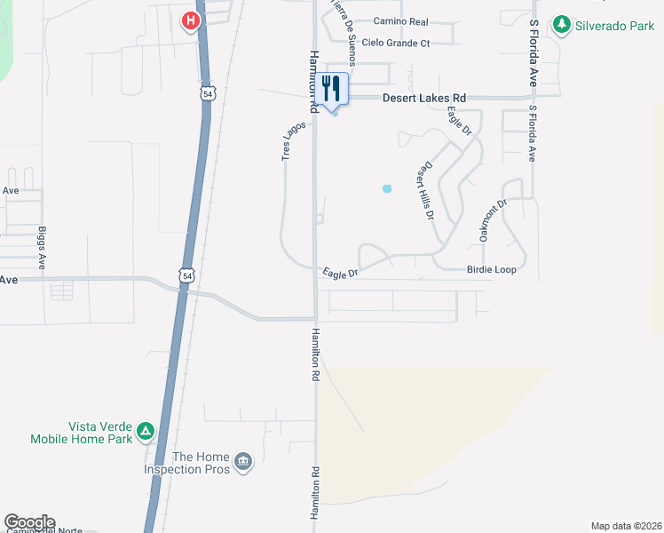 map of restaurants, bars, coffee shops, grocery stores, and more near 133 Eagle Drive in Alamogordo