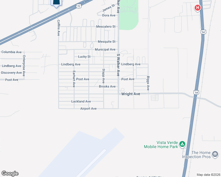 map of restaurants, bars, coffee shops, grocery stores, and more near 902 Brooks Avenue in Alamogordo