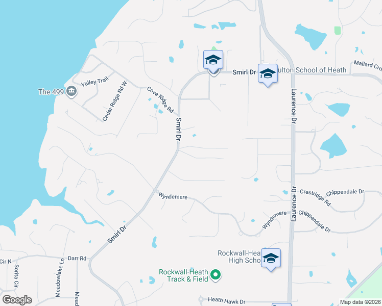 map of restaurants, bars, coffee shops, grocery stores, and more near 221 Carriage Hill Lane in Heath