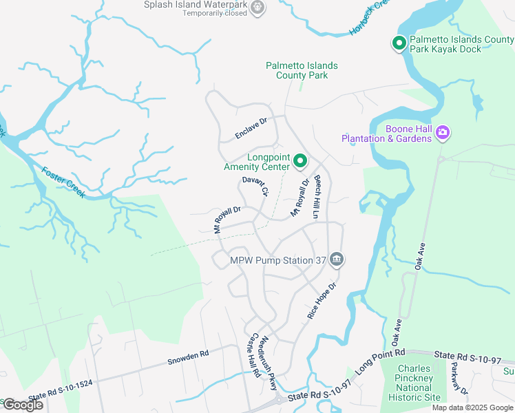 map of restaurants, bars, coffee shops, grocery stores, and more near 340 Mount Royall Drive in Mount Pleasant