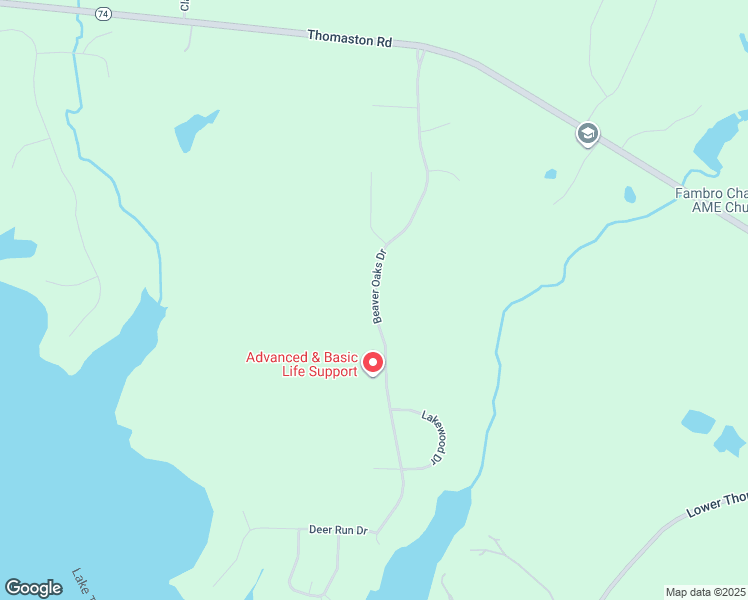 map of restaurants, bars, coffee shops, grocery stores, and more near Beaver Oaks Drive in Macon