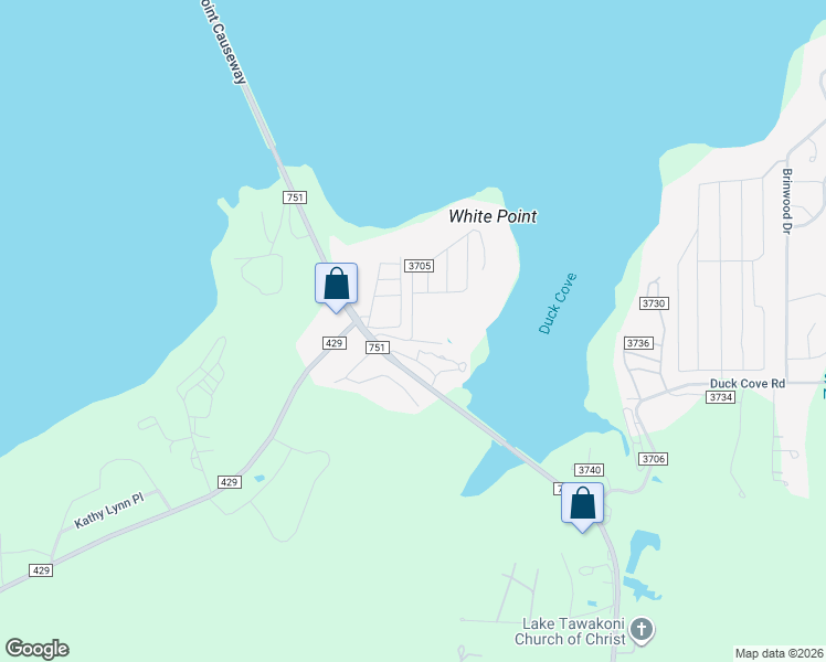 map of restaurants, bars, coffee shops, grocery stores, and more near 10307 County Road 3705 in Quinlan