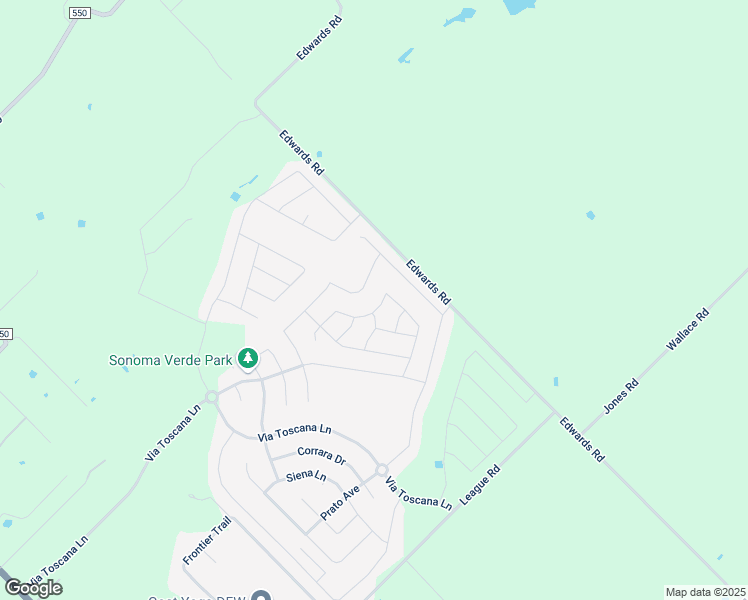 map of restaurants, bars, coffee shops, grocery stores, and more near 1833 Bellagio Lane in Heath