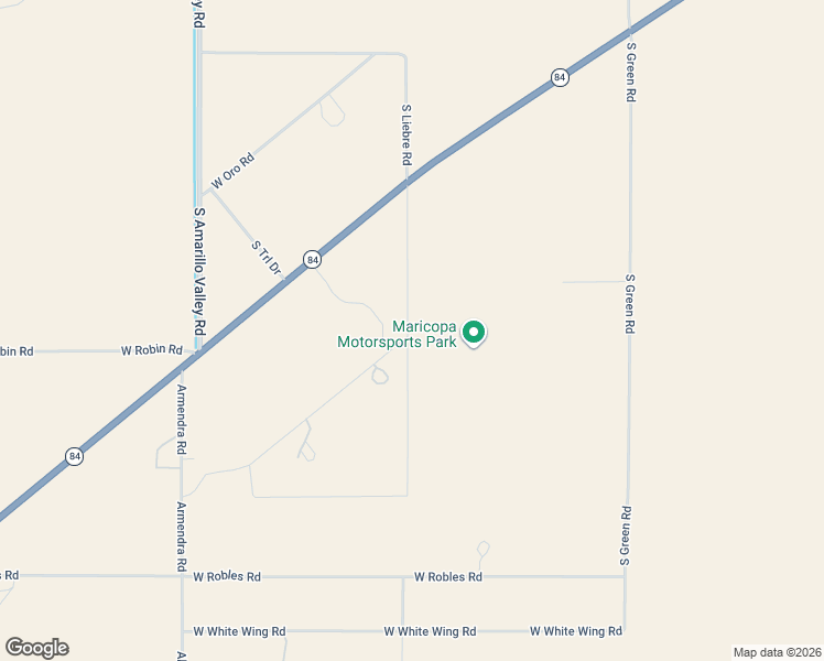 map of restaurants, bars, coffee shops, grocery stores, and more near 2837 Liebre Road in Maricopa