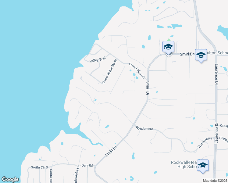 map of restaurants, bars, coffee shops, grocery stores, and more near 1033 Cedar Glen Trail in Heath