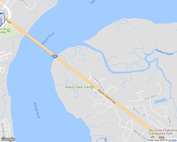 map of restaurants, bars, coffee shops, grocery stores, and more near 56 Salty Tide Cove in Mount Pleasant