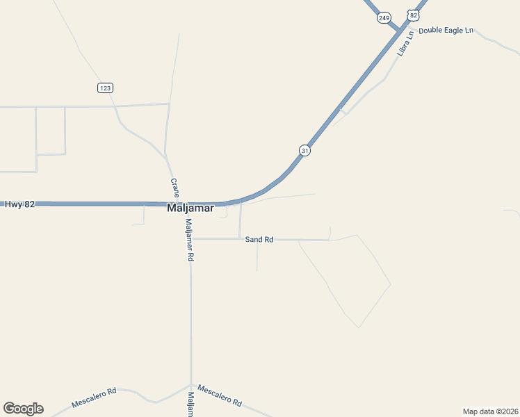 map of restaurants, bars, coffee shops, grocery stores, and more near 11030 U.S. 82 in Maljamar