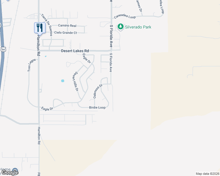 map of restaurants, bars, coffee shops, grocery stores, and more near 2459 Desert Bloom Court in Alamogordo