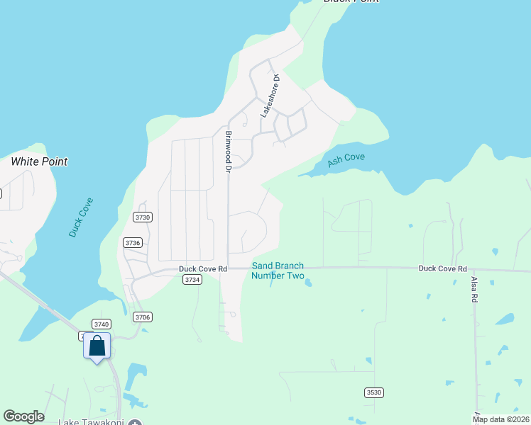 map of restaurants, bars, coffee shops, grocery stores, and more near 3216 Cedar Bend Drive in Quinlan