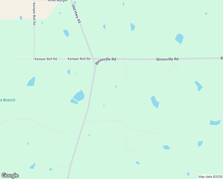 map of restaurants, bars, coffee shops, grocery stores, and more near 2416 Binnsville Road in Scooba