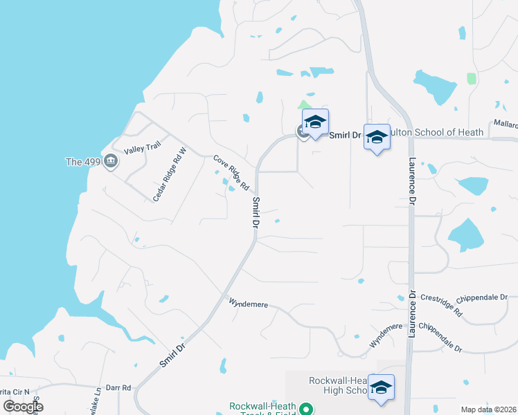 map of restaurants, bars, coffee shops, grocery stores, and more near 1211 Smirl Drive in Heath
