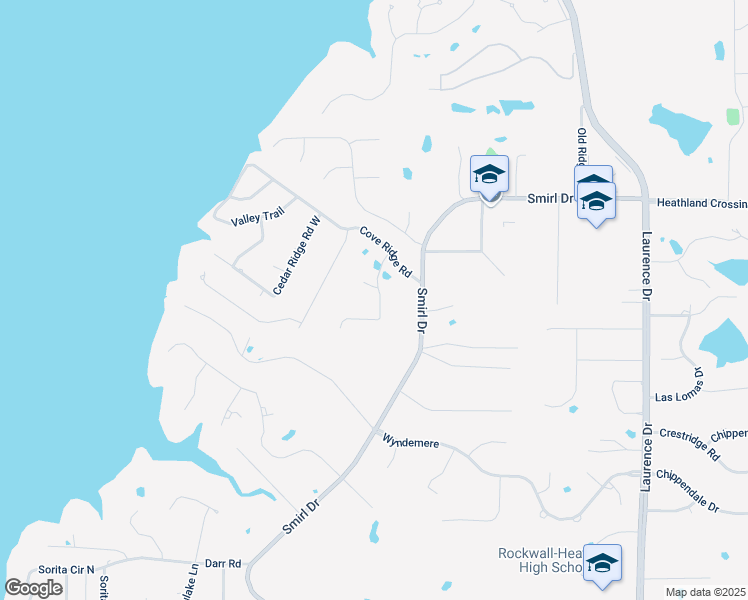 map of restaurants, bars, coffee shops, grocery stores, and more near 1012 Woodbridge Place in Heath