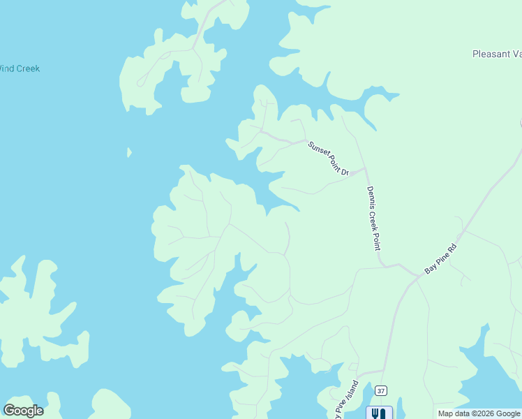 map of restaurants, bars, coffee shops, grocery stores, and more near 516 Muscogee Road in Jackson's Gap
