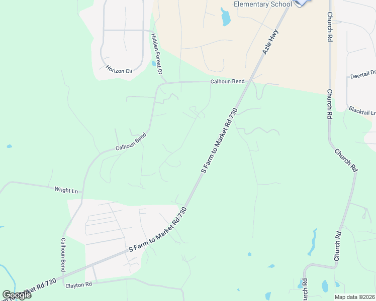 map of restaurants, bars, coffee shops, grocery stores, and more near 1413 Robyn Road in Azle