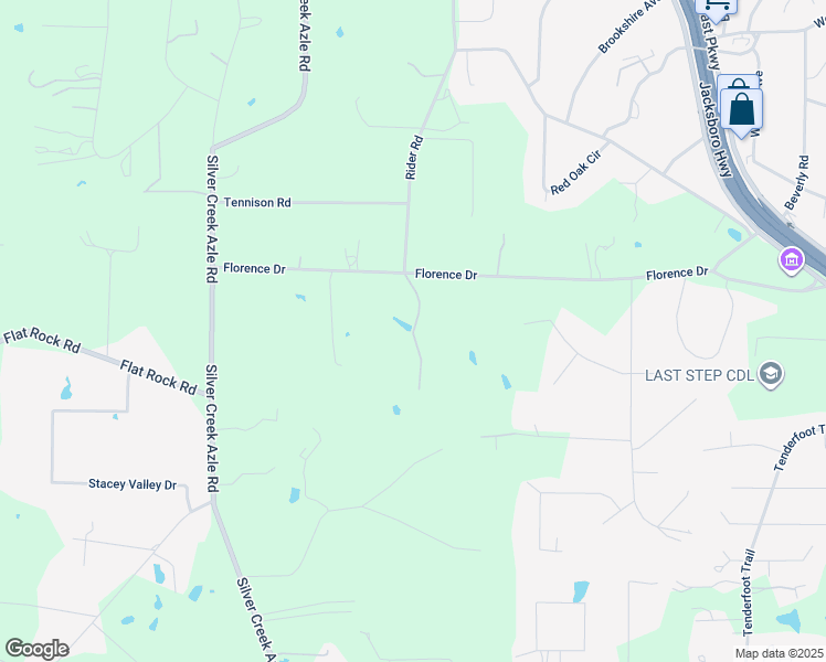 map of restaurants, bars, coffee shops, grocery stores, and more near 1300 Florence Drive in Azle