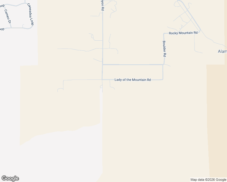 map of restaurants, bars, coffee shops, grocery stores, and more near 46 Lady of the Mountain Road in Alamogordo