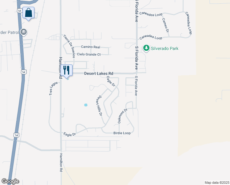 map of restaurants, bars, coffee shops, grocery stores, and more near 2406 Cherry Hills Drive in Alamogordo