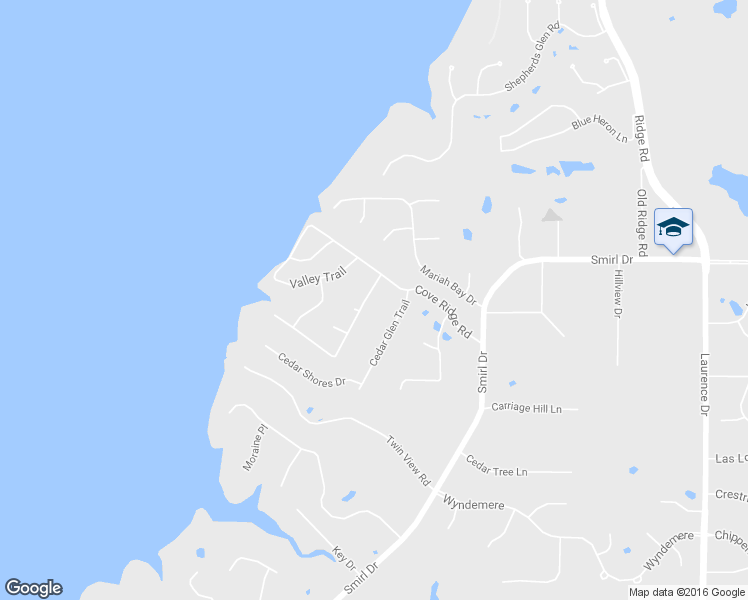 map of restaurants, bars, coffee shops, grocery stores, and more near 1205 Cedar Ridge Road West in Heath