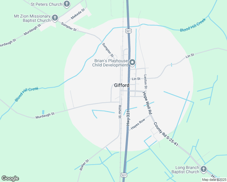 map of restaurants, bars, coffee shops, grocery stores, and more near 187 Wesley Street in Brunson