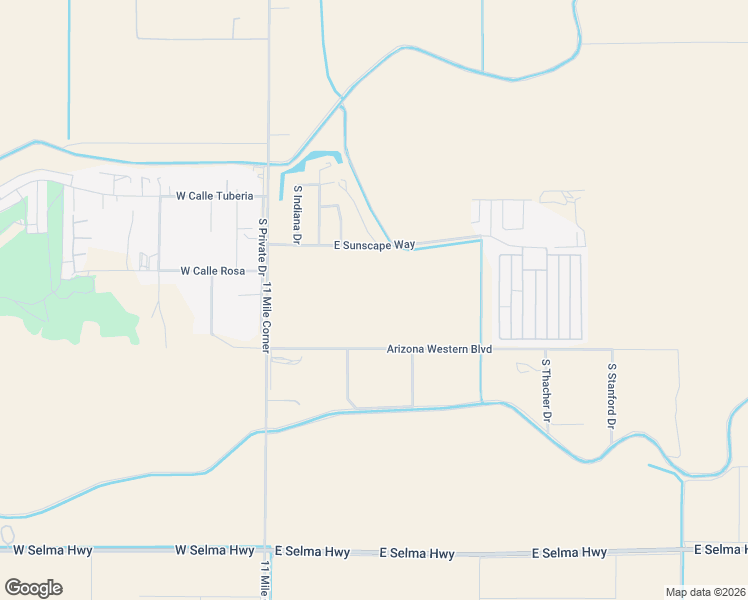 map of restaurants, bars, coffee shops, grocery stores, and more near Arizona Western Boulevard in Casa Grande