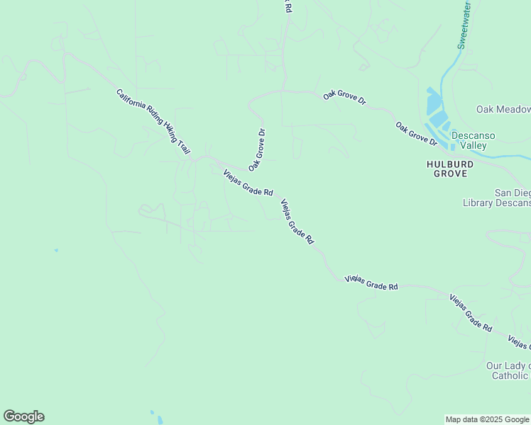 map of restaurants, bars, coffee shops, grocery stores, and more near 23835 Viejas Grade Road in Descanso