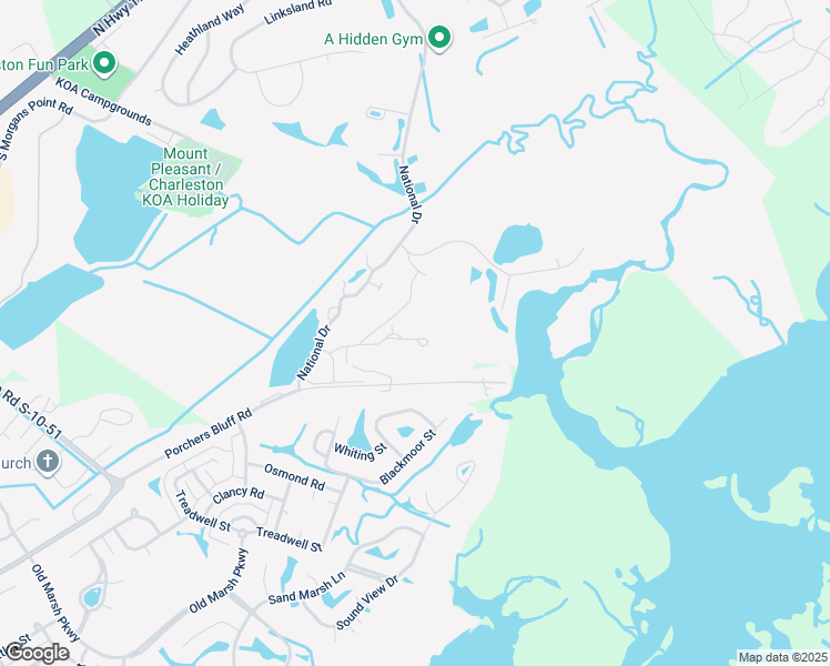 map of restaurants, bars, coffee shops, grocery stores, and more near 1603 Hopeman Lane in Mount Pleasant