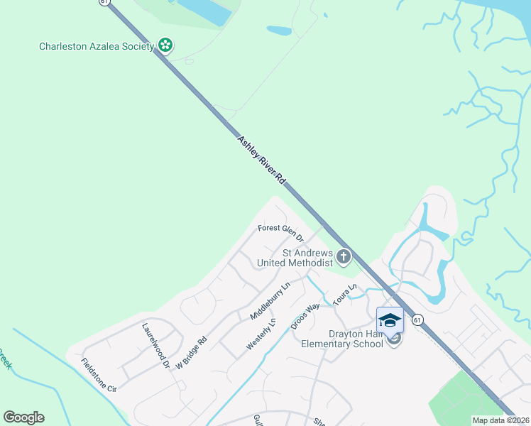 map of restaurants, bars, coffee shops, grocery stores, and more near 3303 Hearthside Drive in Charleston