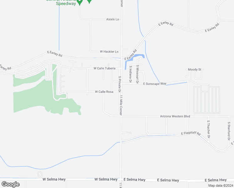 map of restaurants, bars, coffee shops, grocery stores, and more near 51 West Calle Rosa in Casa Grande