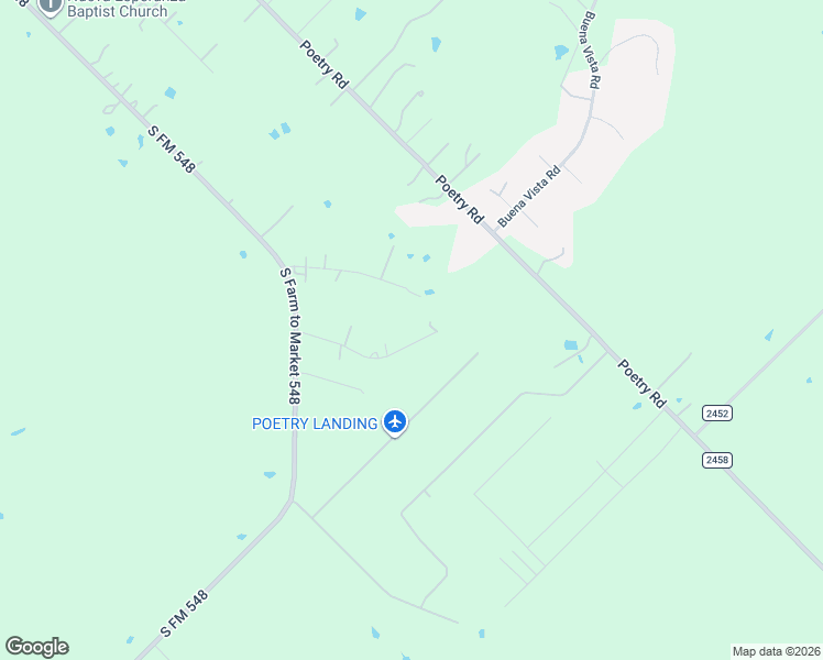 map of restaurants, bars, coffee shops, grocery stores, and more near 394 Stagecoach Lane in Royse City