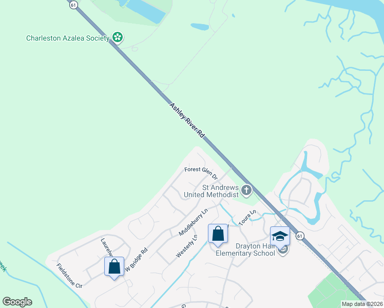 map of restaurants, bars, coffee shops, grocery stores, and more near 3303 Hearthside Drive in Charleston