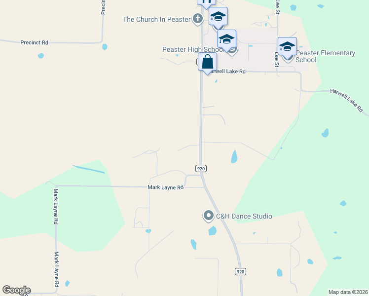 map of restaurants, bars, coffee shops, grocery stores, and more near 119 Dealva Court in Weatherford