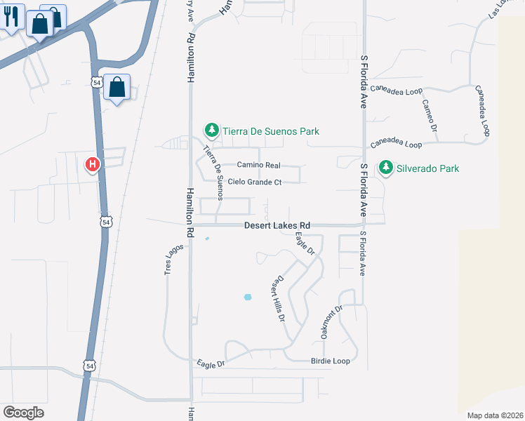 map of restaurants, bars, coffee shops, grocery stores, and more near 2246 Casa Bonita in Alamogordo