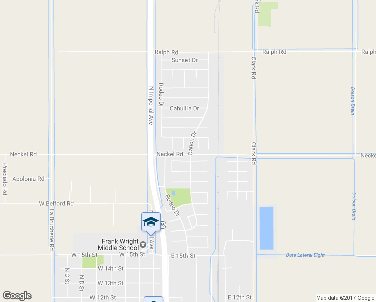 map of restaurants, bars, coffee shops, grocery stores, and more near 1300 Coyotes Court in Imperial